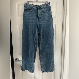H&M wide leg jeans